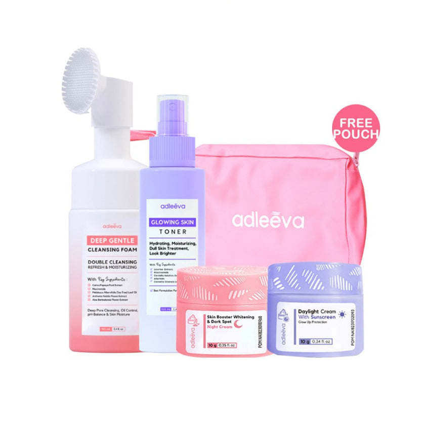 Adleeva by Adeeva Whitening Glow Series Paket Basic Skincare – Unilac