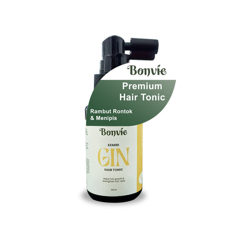 Bonvie Anti Hairfall Kemiri Gin Hair Tonic 60ml