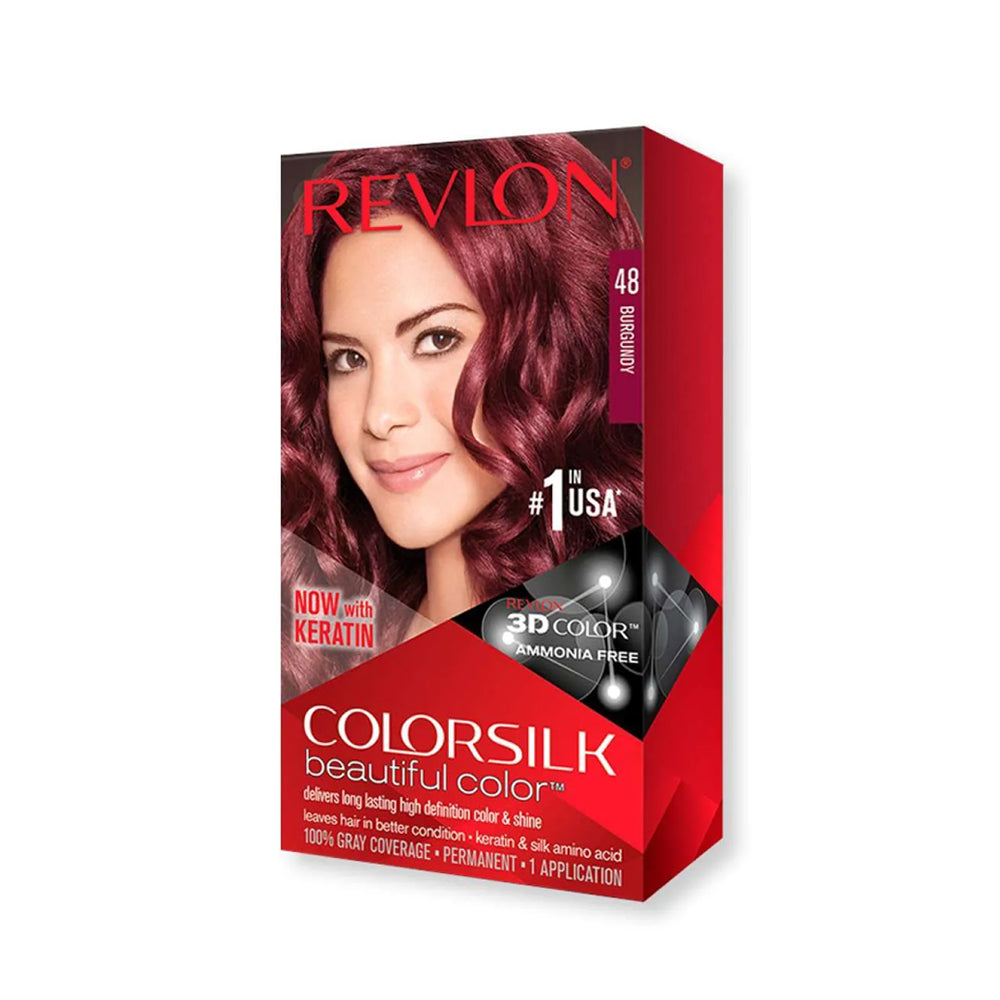 Revlon Colorsilk Hair Color 48 Burgundy – Unilac - PT. Lac Indah Perkasa